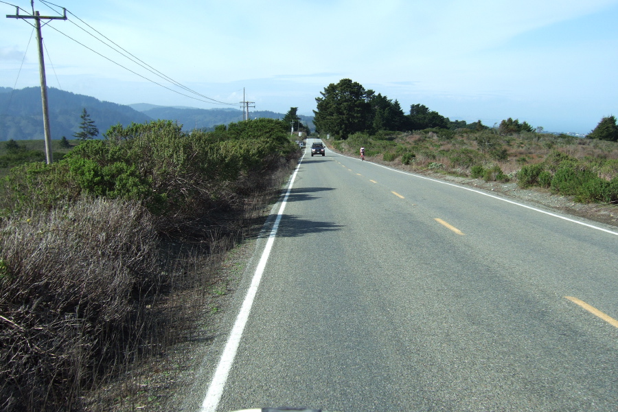 Climbing Skyline Blvd. south of CA92