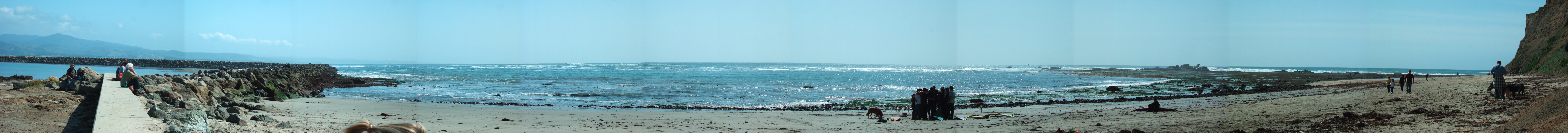Pillar Point Beach Panorama