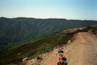 View of Bolinas Ridge and Alpine Lake from Pine Mountain Rd.