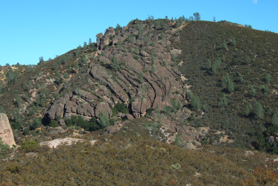 Hardened lava flow