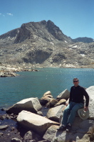 Bill at Muriel Lake