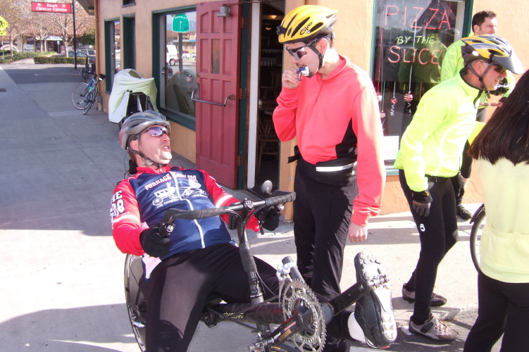 Zach and Dana talk shop.