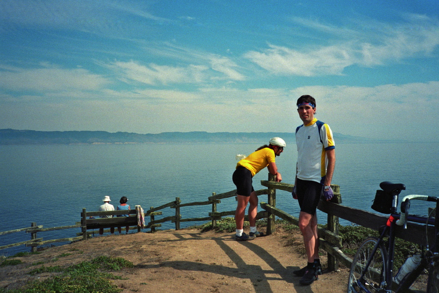 Richard and Bill at Chimney Rock.