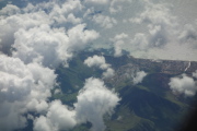Passing over Nanakuli, Oahu