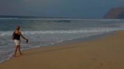 Video: Laura and Bill walk north on Polihale State Beach.
