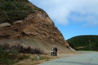 Interesting cut in the hillside