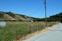 The valley opens up.