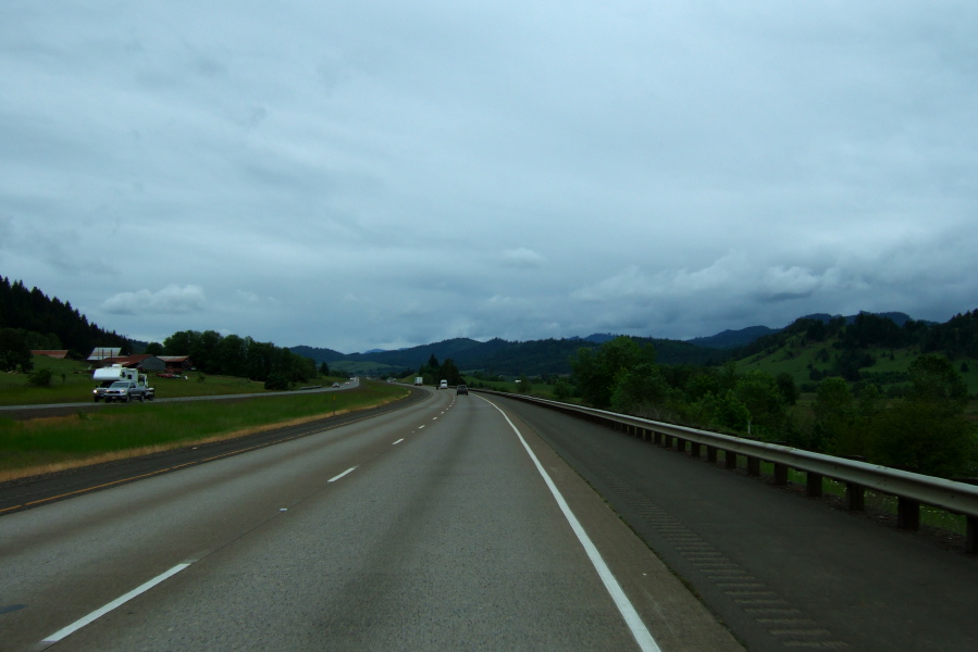 Starting into the hills south of Eugene, OR.