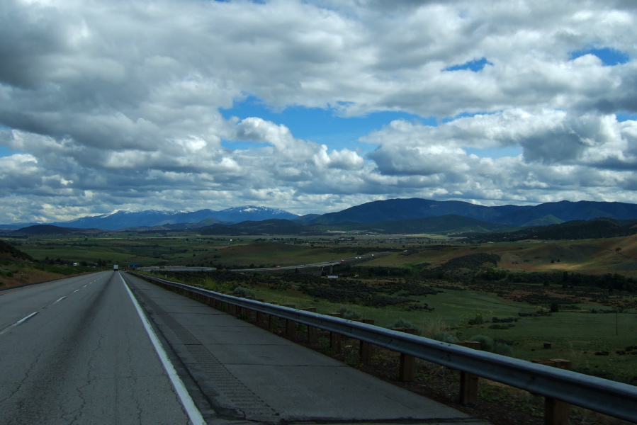 Descending into Montague, CA.
