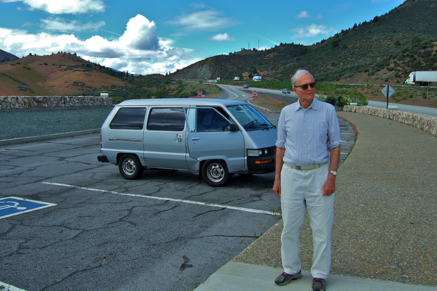 At the Mt. Shasta viewpoint, southbound I-5.