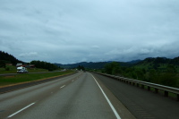 Starting into the hills south of Eugene, OR.