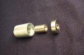 Mid-drive shaft disassembled.