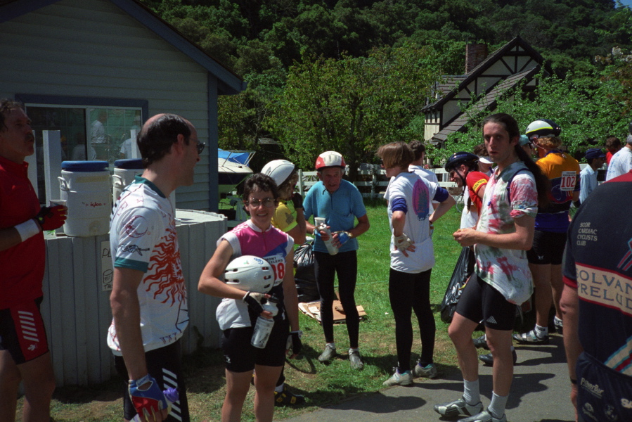 Candid photo at Palomares rest stop.