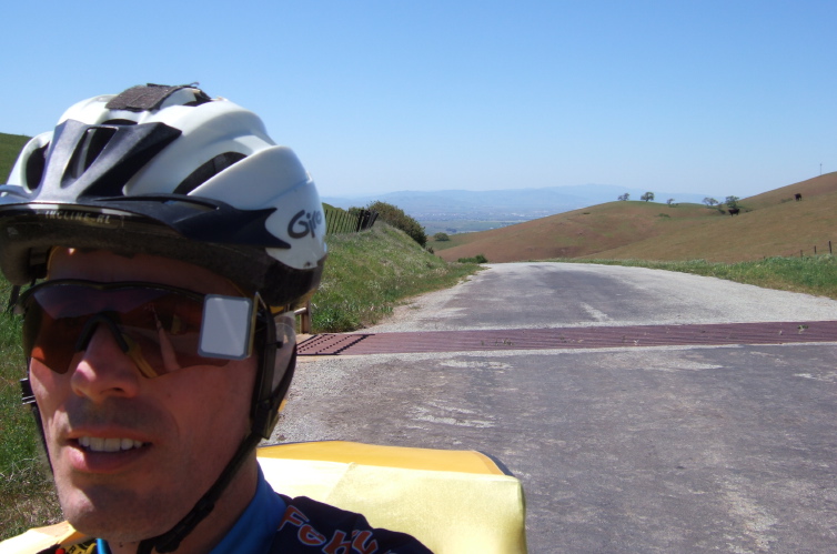 Bill at top of Quien Sabe Rd.