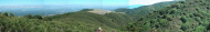 Panorama of upper Permanente Creek from the PBHWTP Trail.