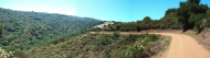 View up the hot, un-shaded High Meadow Trail.