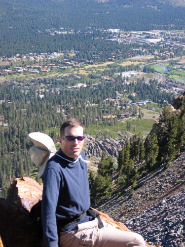 Bill on the nose of Sherwin Crest.