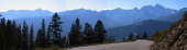 Minaret Summit Road Panorama (9100ft)