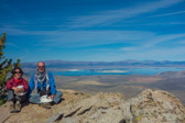 Mono Lake is in the background.