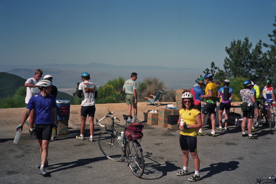 Stella at the Running Springs rest stop