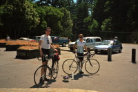 Bill and Joel at Skeggs Point.
