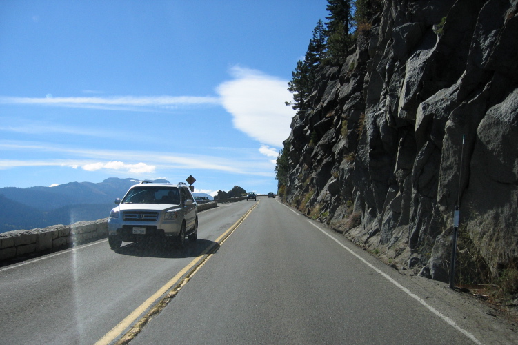 Climbing Meyers Grade.