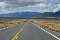 Crossing Newark Valley, NV on US50.
