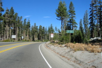 Crossing the Sierra Crest at Echo Summit (7382ft).
