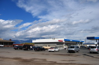 Stopping for gas in Beaver, UT.