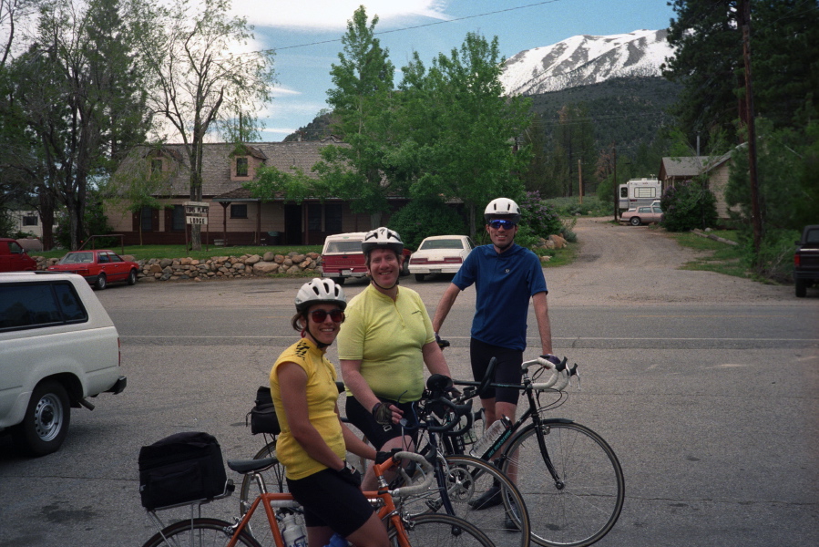 Stella, Chris, and Bill at Tom's Place.