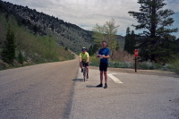 Chris and Bill on Upper Rock Creek Rd.