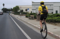 Nathan spins along with his 110mm direct-drive cranks.