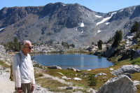 David at Wasco Lake (10290ft).