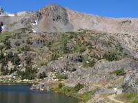 David on the trail next to Steelhead Lake (10270ft).