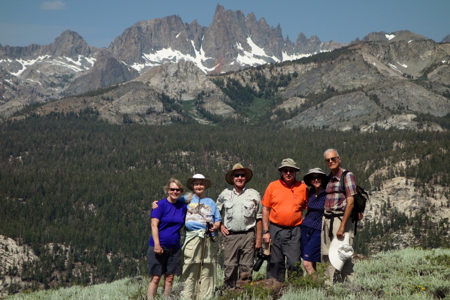 Group Photo in front of The Minarets