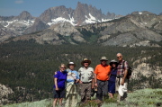 Group Photo in front of The Minarets