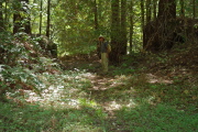 David on the use trail along the San Lorenzo River