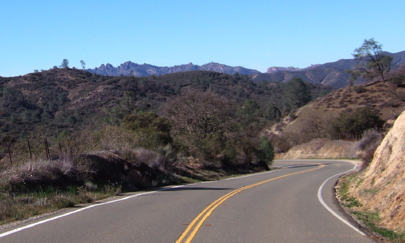 Descending into Bear Valley.