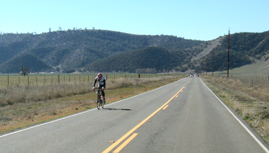 Climbing across Bitterwater Valley (1).