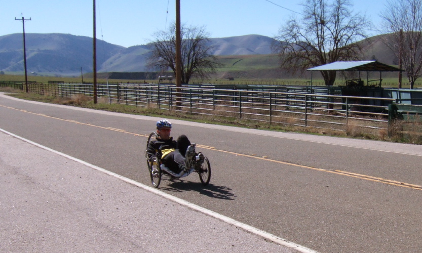 Mark King climbing out of Lonoak.