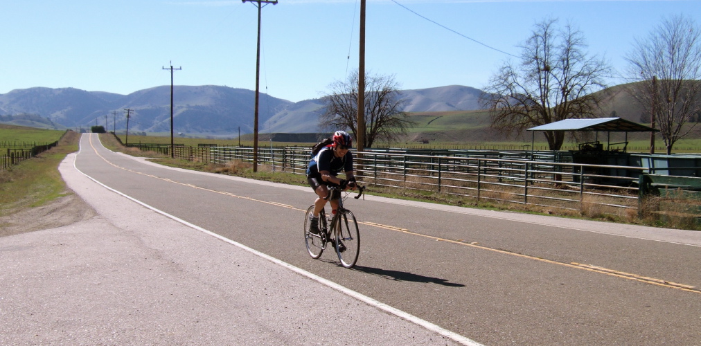 Climbing out of Lonoak.