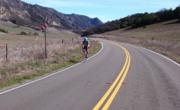 Riding north into Dry Lake Valley.