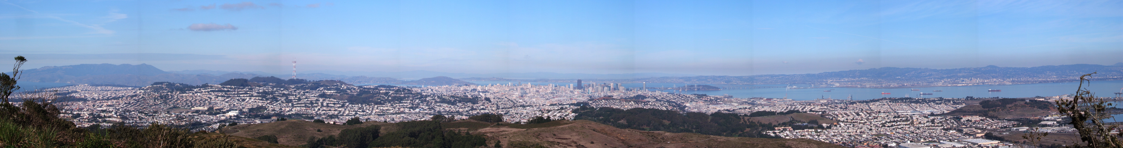 San Bruno Mountain Panorama, north view