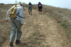 We press up a steep section of trail.