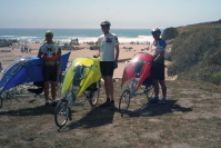 At San Gregorio Beach