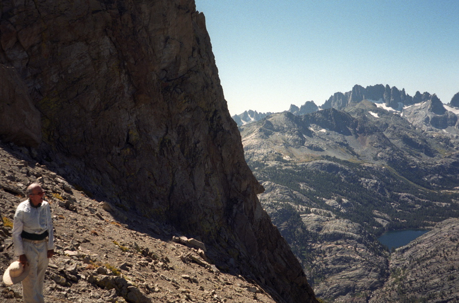 David at the western Teat on San Joaquin Ridge.