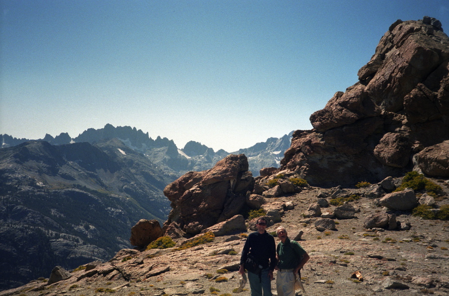Bill and David at the western Teat (2)