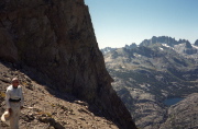 David at the western Teat on San Joaquin Ridge.