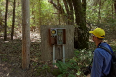 An old electrical panel