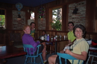 Relaxing at the Saturn Cafe